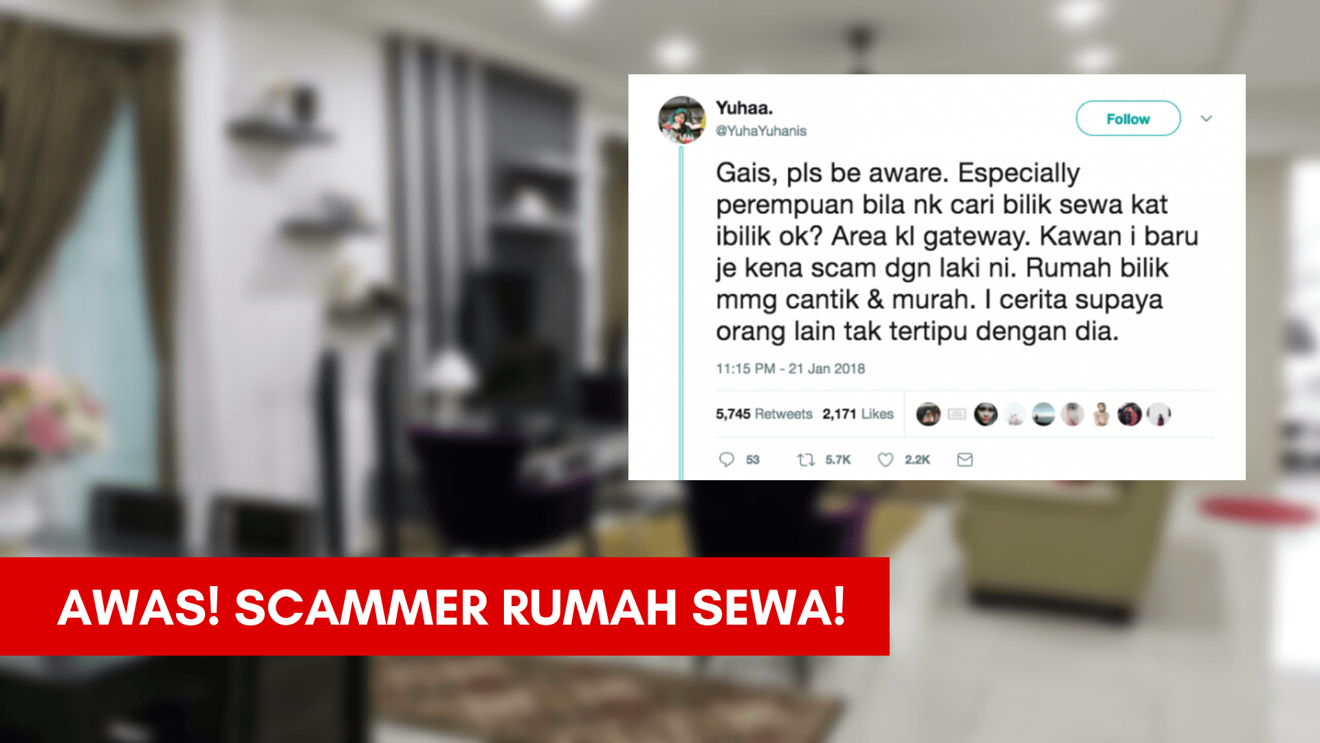 Scam Rumah Sewa